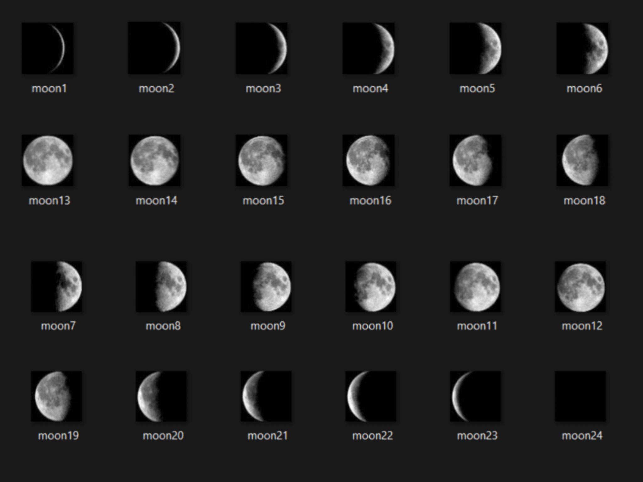 Moon Phase Detector Using Python and OpenCV